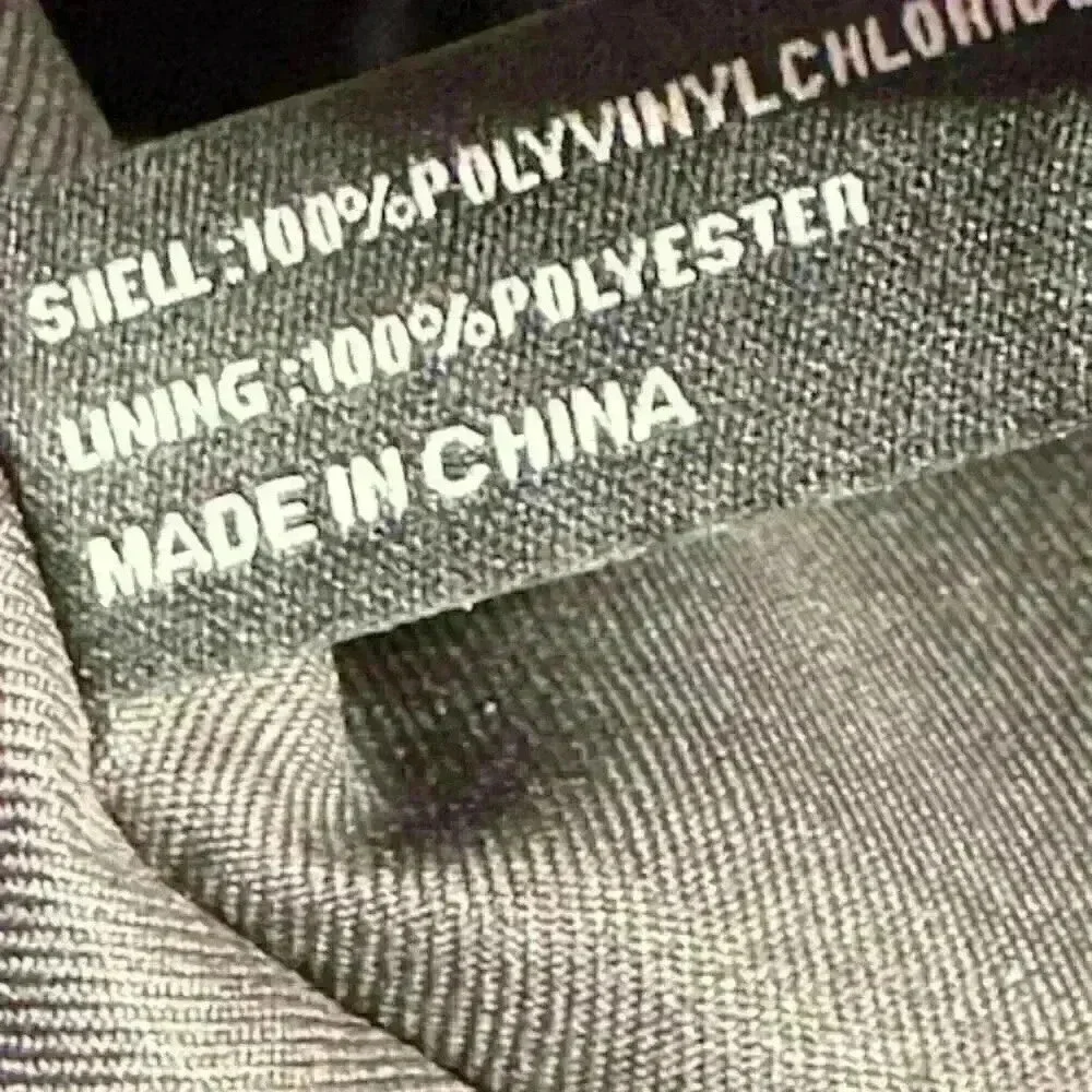 NWOT Crossi Black Vegan Leather Tote Shoulder Bag - Picture 5 of 12